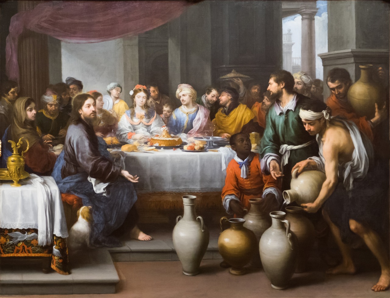 The Marriage Feast at Caná, de Bartolé Esteban Murillo, 1672