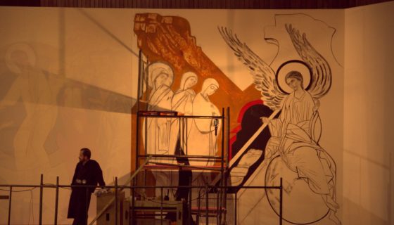 2012 - Pinturas da Coroa Mistérica - Paróquia Nossa Senhor da Esperança - Asa Norte, Brasília/DF